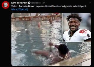 antonio brown nude uncensored|[NSFW] NFL Wide Receiver Antonio Brown exposes himself to